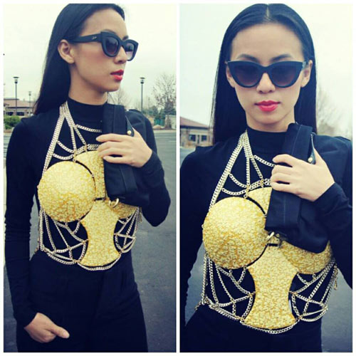 Huyền Ny gây sốc khi nhái Madonna ngày đầu xuân - 3