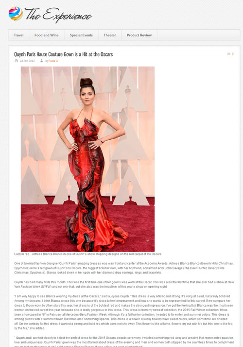 Sao Hollywood diện váy Quỳnh Paris trên thảm đỏ Oscar - 5