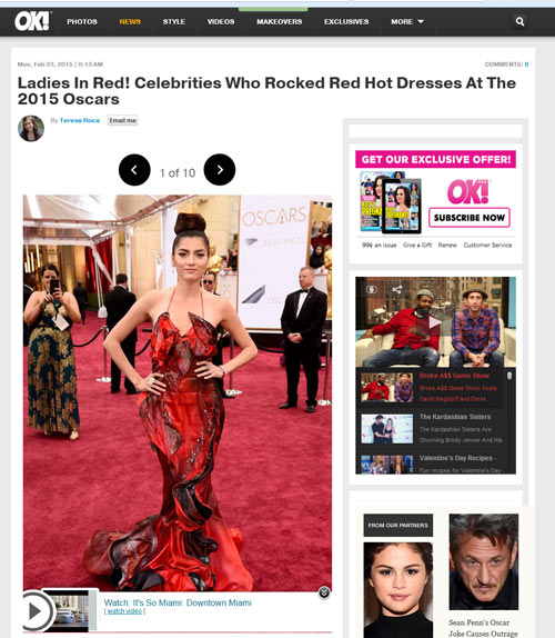 Sao Hollywood diện váy Quỳnh Paris trên thảm đỏ Oscar - 8