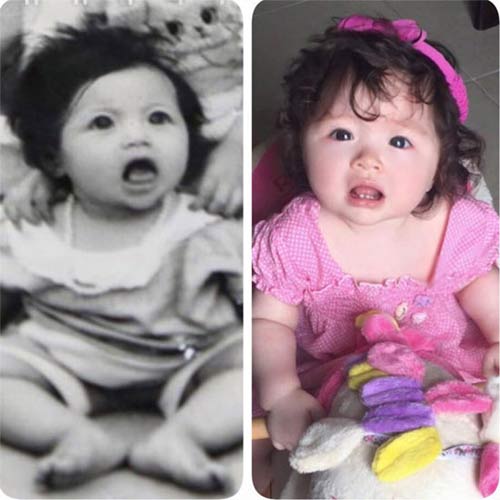 Elly Trần khoe ảnh con gái giống mình như tạc - 1
