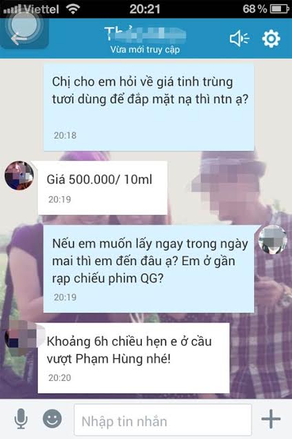 Cẩn trọng với cách đắp mặt nạ bằng tinh trùng - 1