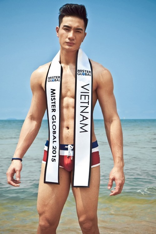 Mỹ nam thi chui đoạt giải Nam vương tại Mister Global 2015 - 4