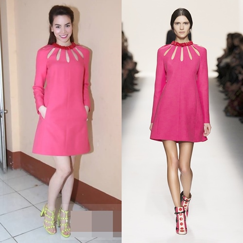 Hồ Ngọc Hà nữ tính và nổi bật với cả cây hàng hiệu - 10