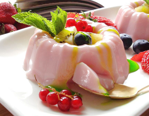 Pudding sữa dâu món ngon cho bé - 8