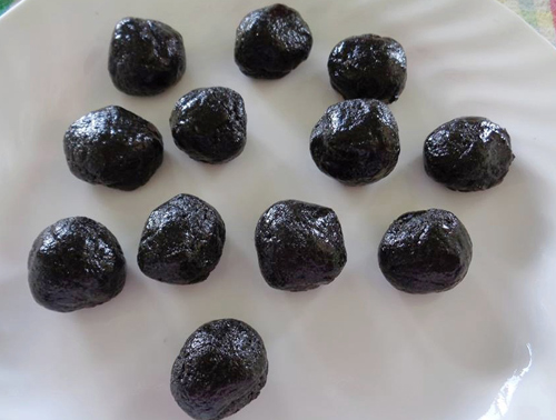Chè trôi nước nhân vừng đen nóng hổi - 4