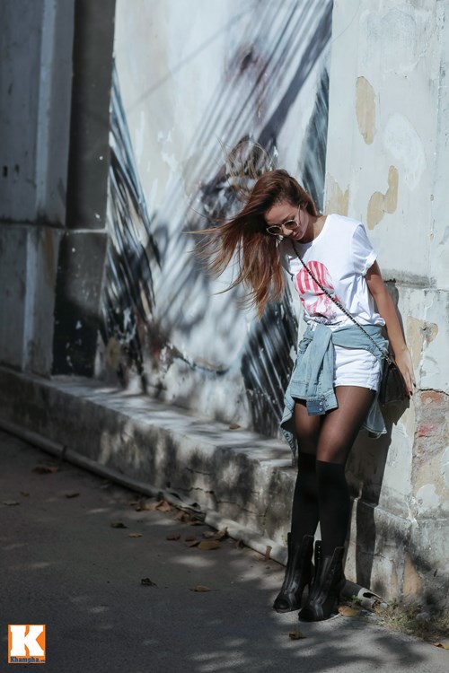 Street style bụi bặm của nữ rapper Suboi - 6