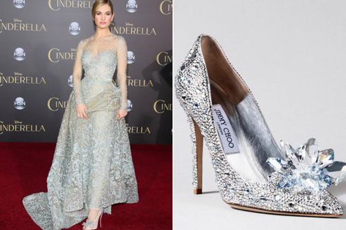 Video: quot;Cô bé lọ lemquot; Lily James chọn giày đi tiệc - 7