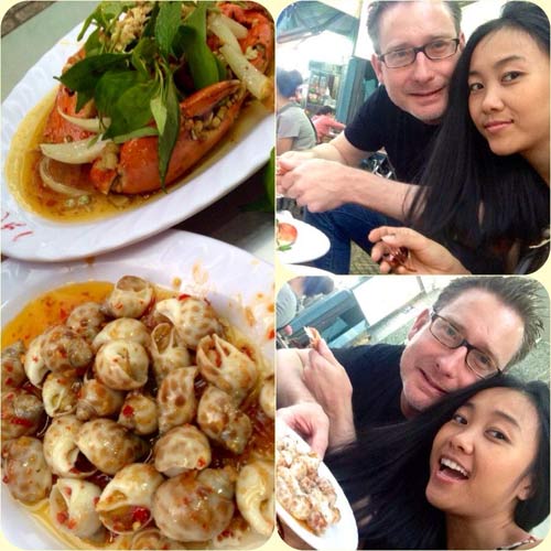 Siêu mẫu Ngọc Thạch khoe bụng bầu mừng sinh nhật chồng - 7