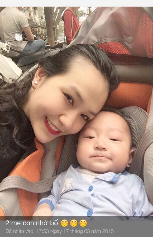 Siêu mẫu Ngọc Thạch khoe bụng bầu mừng sinh nhật chồng - 3