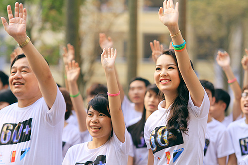 Giới trẻ Thủ đô chung tay chống biến đổi khí hậu - 12
