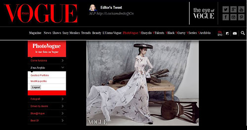 MC Huyền Ny táo bạo quot;thả rông” trên Vogue Ý - 1