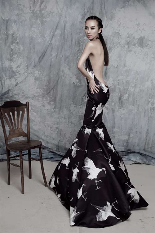 MC Huyền Ny táo bạo quot;thả rông” trên Vogue Ý - 9