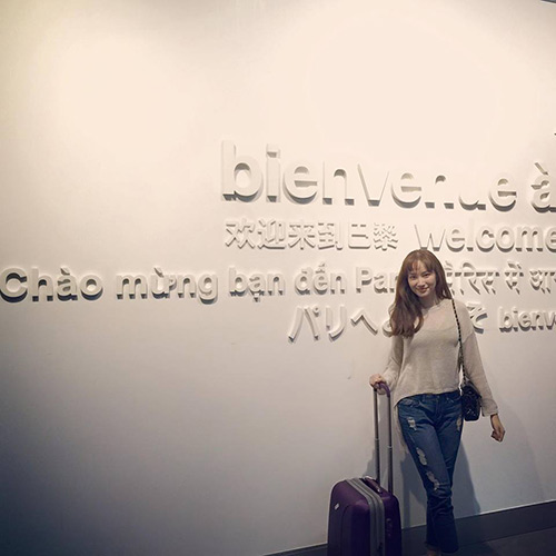 Trúc Diễm nhí nhảnh đi hưởng trăng mật tại Paris - 3