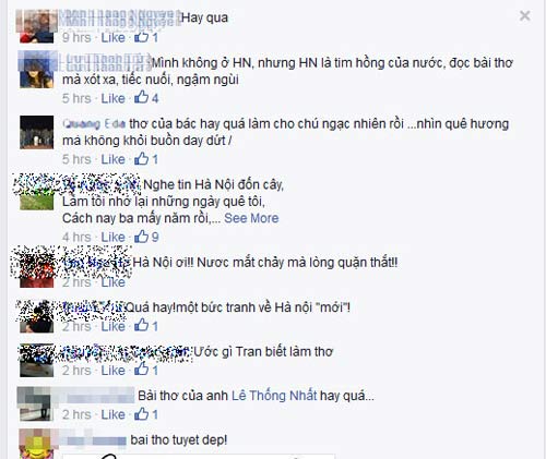 Nghẹn ngào thơ TS Lê Thống Nhất viết về cây bị chặt ở HN - 2