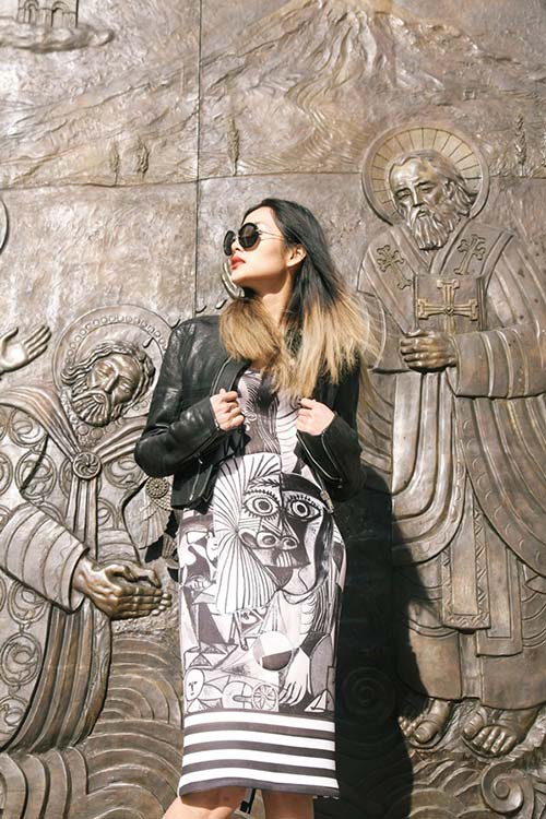 Hoàng Thùy tiếp tục khoe ảnh trên đường phố New York - 13