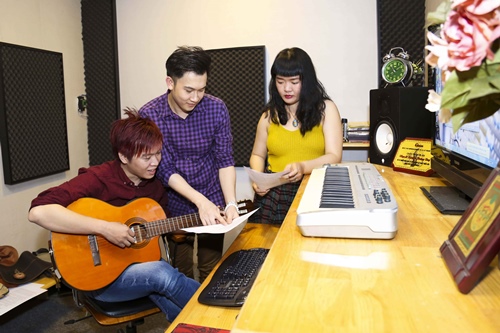 Dương Triệu Vũ thức trắng đêm để thu âm - 5