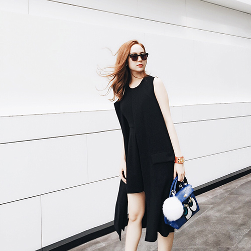 Minh Hằng khoe thời trang hè tươi rói ở Thái Lan - 9