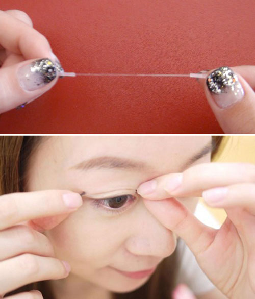 3 chiêu kích mí cho chị em #039;mắt ti hí#039; - 2