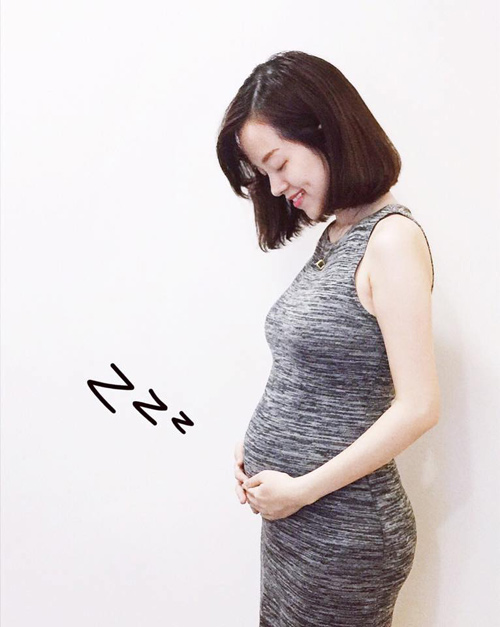 Những sao Việt đang háo hức chờ sinh con đầu năm 2016 - 7