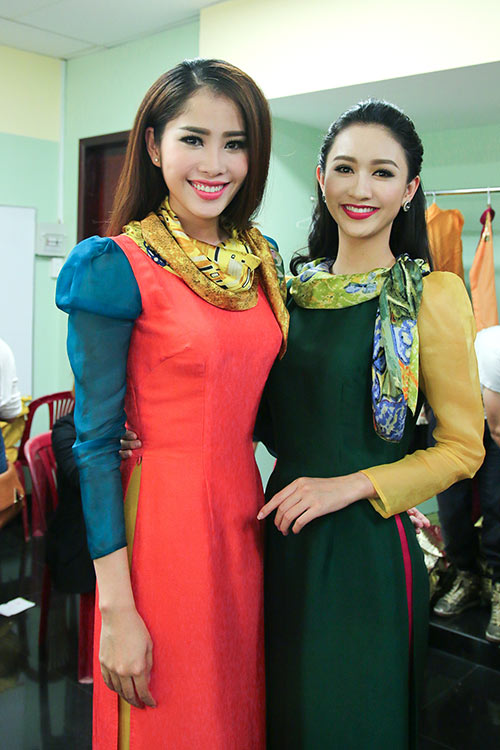 Phạm Hương hội ngộ Nam Em, Hà Thu sau cuộc thi HH Hoàn vũ - 3
