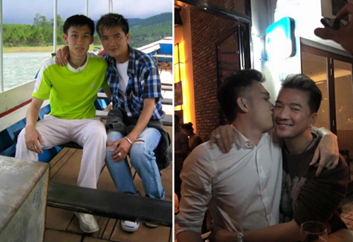 Dương Triệu Vũ hôn má Mr Đàm trong ngày sinh nhật - 1