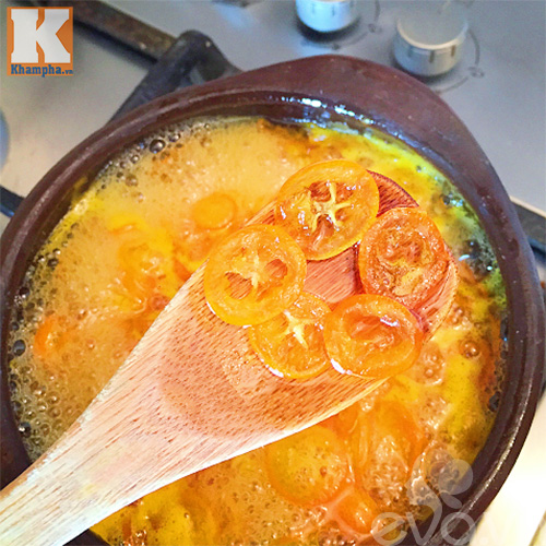 Quất chưng mật ong đường phèn trị ho - 5