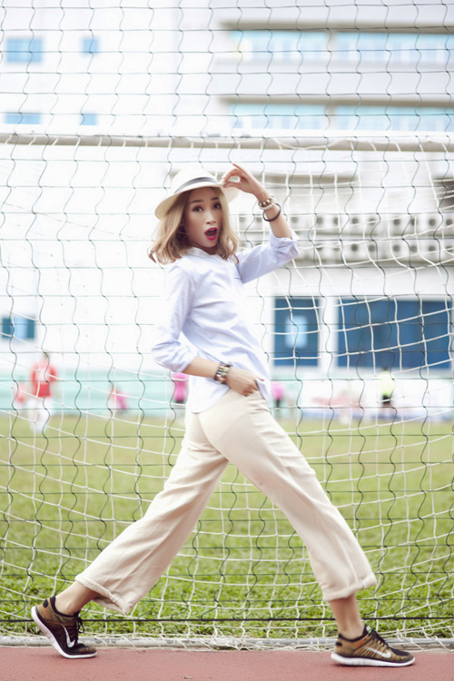 Trang Khiếu nhí nhảnh với phong cách sporty chic - 5