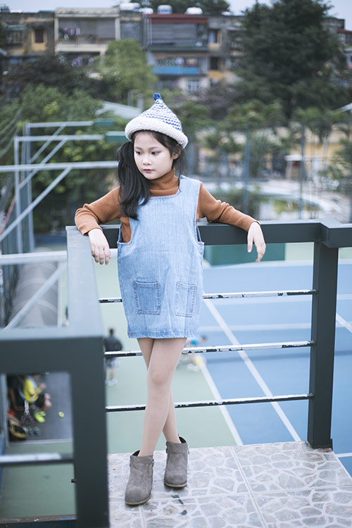 Mẫu nhí Việt top 10 thế giới khoe style ngày đông cực chất - 12