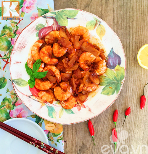 Tôm thịt rim sa tế cay vô cùng trôi cơm - 7