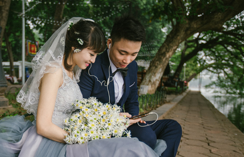 Bộ ảnh cưới ấn tượng của cặp đôi yêu từ thủa học trò - 3