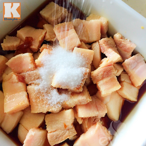 Thịt ba chỉ kho trứng cút cho ngày trở gió - 4