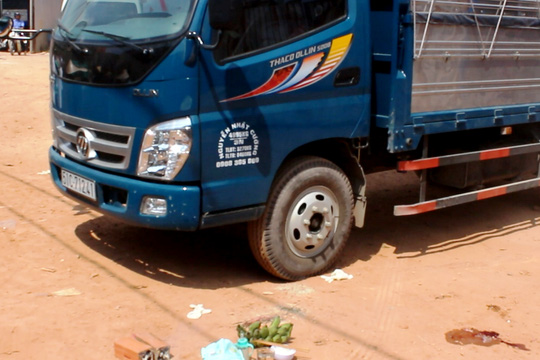 Bé gái 3 tuổi bị xe tải cán chết khi đang chơi - 1