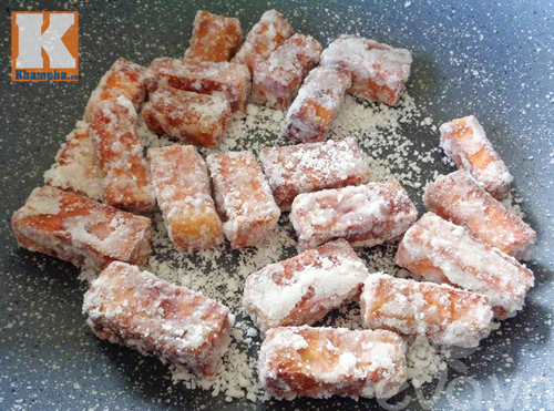 Làm mứt khoai lang không cần nước vôi trong - 5