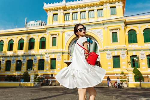 Thùy Dương gợi ý chọn váy đầm du xuân tươi mới - 12