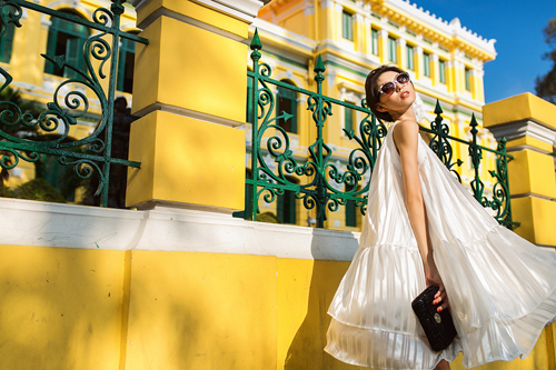 Thùy Dương gợi ý chọn váy đầm du xuân tươi mới - 13