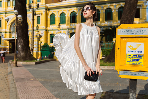 Thùy Dương gợi ý chọn váy đầm du xuân tươi mới - 14