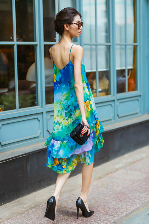 Thùy Dương gợi ý chọn váy đầm du xuân tươi mới - 3