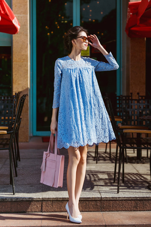 Thùy Dương gợi ý chọn váy đầm du xuân tươi mới - 8