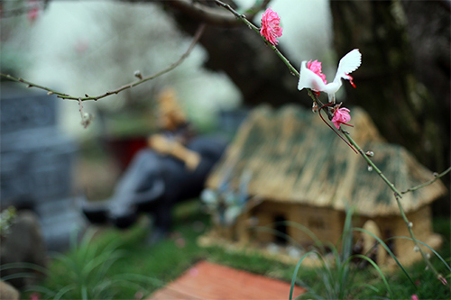 Độc đáo đào #039;hoa quả sơn#039; giá hàng chục triệu chơi Tết - 10