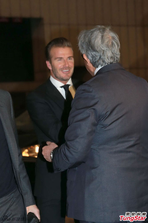 Beckham lịch lãm đi gặp gỡ với tỷ phú Hồng Kông - 2