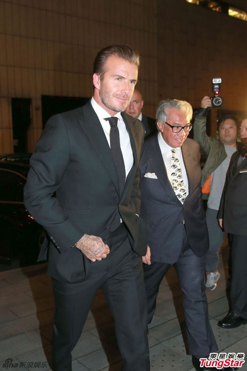 Beckham lịch lãm đi gặp gỡ với tỷ phú Hồng Kông - 3