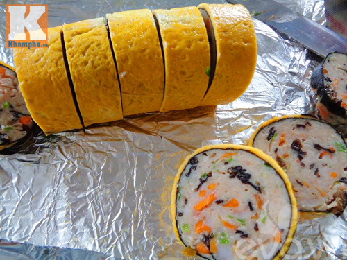 Đổi vị với chả trứng ngũ sắc ngày Tết - 9