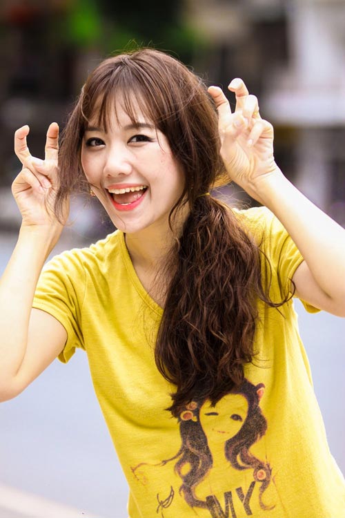 Những kiểu tóc đẹp giúp Hari Won quot;ăn gianquot; tuổi cực siêu - 8