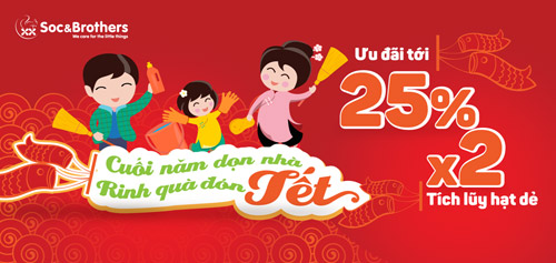 Cuối năm dọn nhà, mẹ rinh quà đón tết cùng Socamp;Brothers - 1