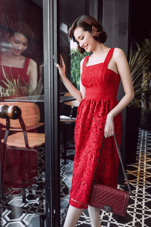 Trúc Diễm mặc đẹp quot;trốnquot; chồng đi chơi xuân - 10