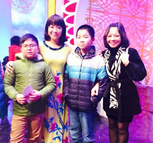 Công Lý đoàn tụ Thảo Vân và con trai tại quot;Táo quân 2016quot; - 3