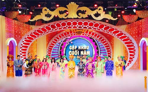 Công Lý đoàn tụ Thảo Vân và con trai tại quot;Táo quân 2016quot; - 1