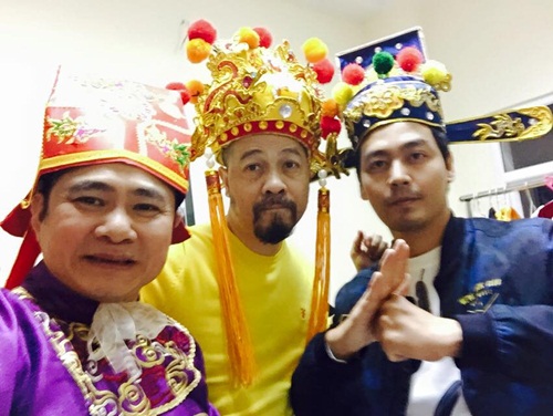 Vợ Bình Minh đi cổ vũ chồng đóng quot;Táo quân 2016quot; - 8