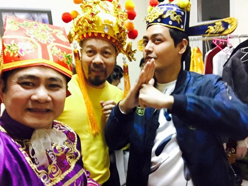 Vợ Bình Minh đi cổ vũ chồng đóng quot;Táo quân 2016quot; - 9