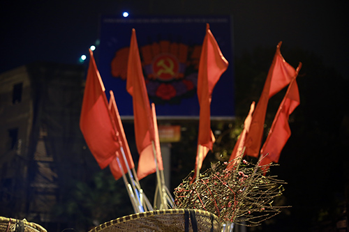 Chợ hoa đào đêm nhộn nhịp ngày cuối năm - 16